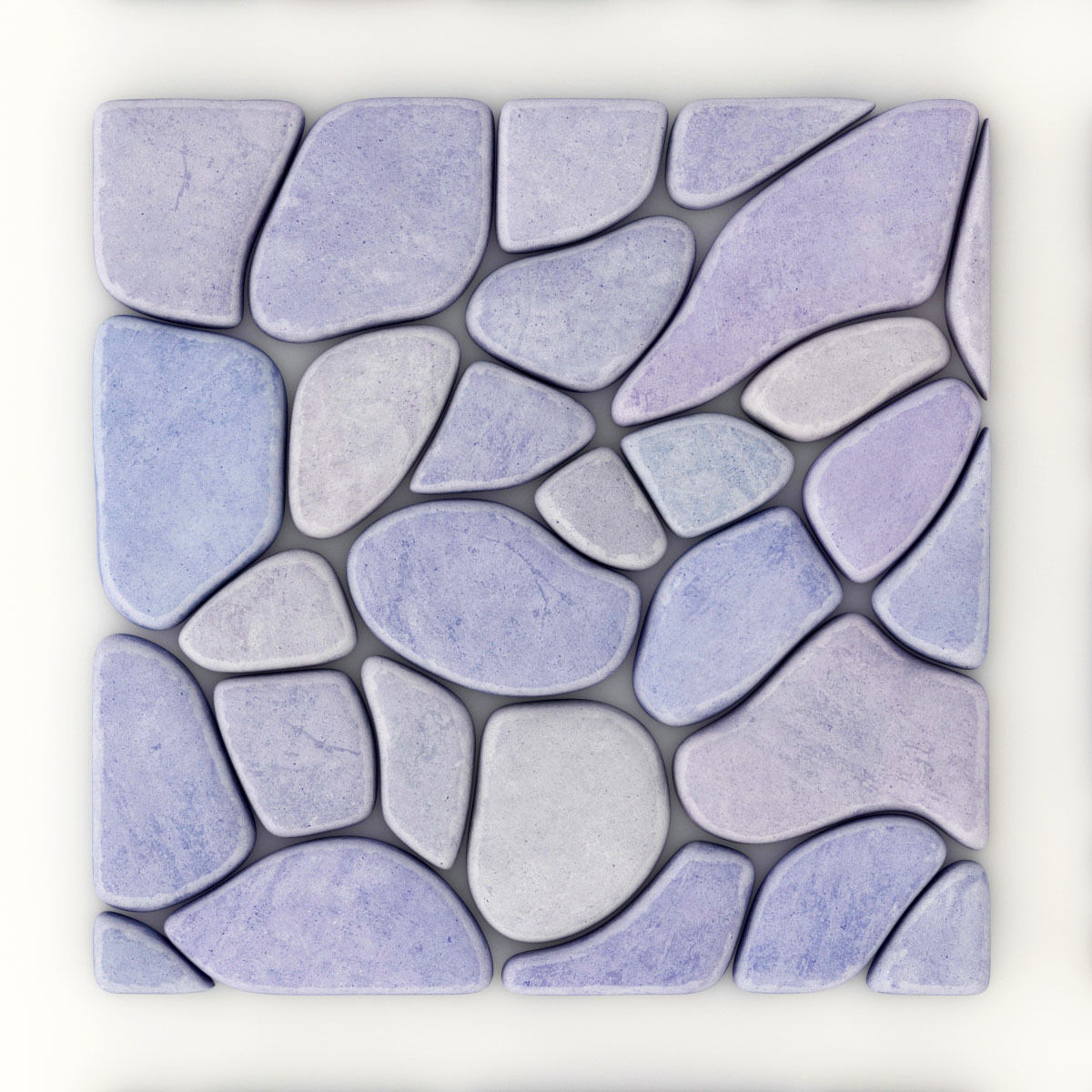 Panel windows  river pebble n1 3D model_9