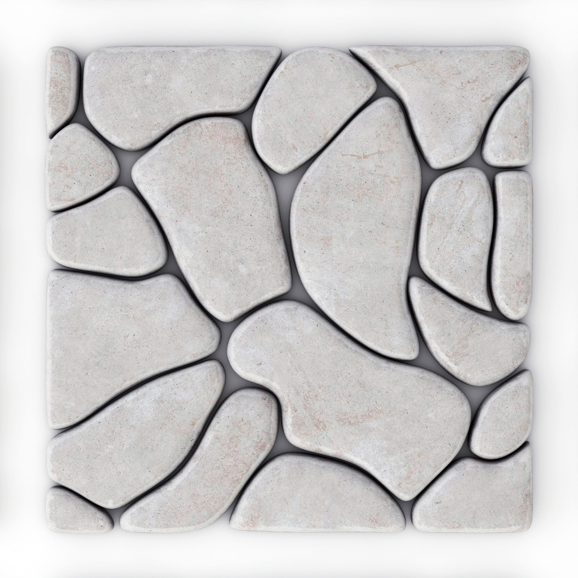 Panel windows  river pebble n1 3D model_8