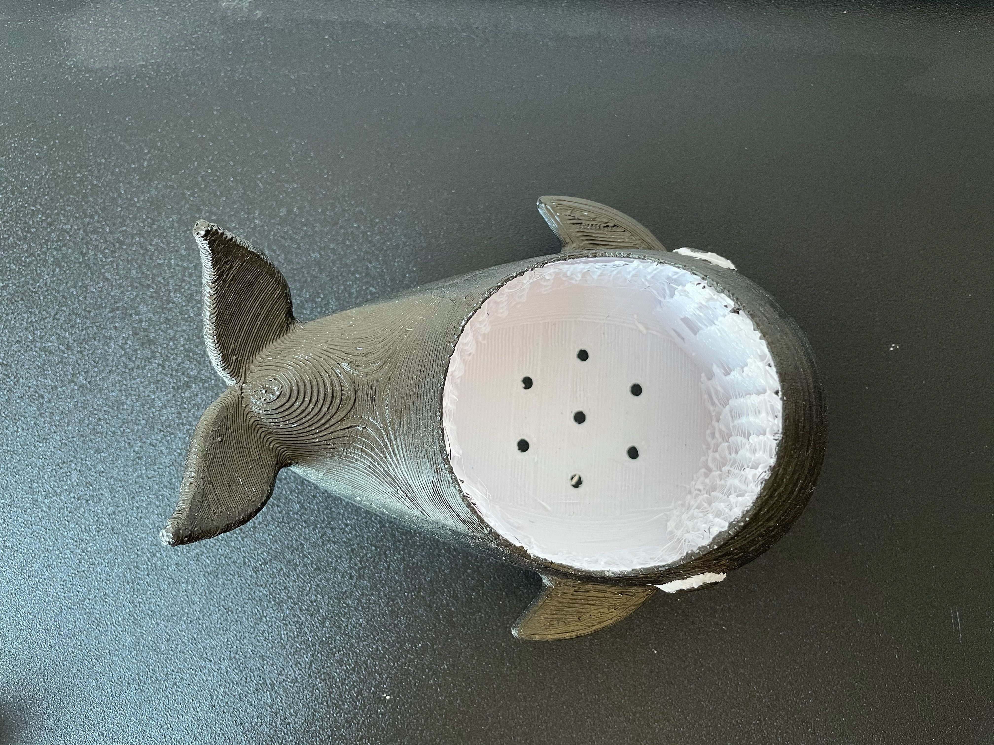 Orca Planter 3D print model_6