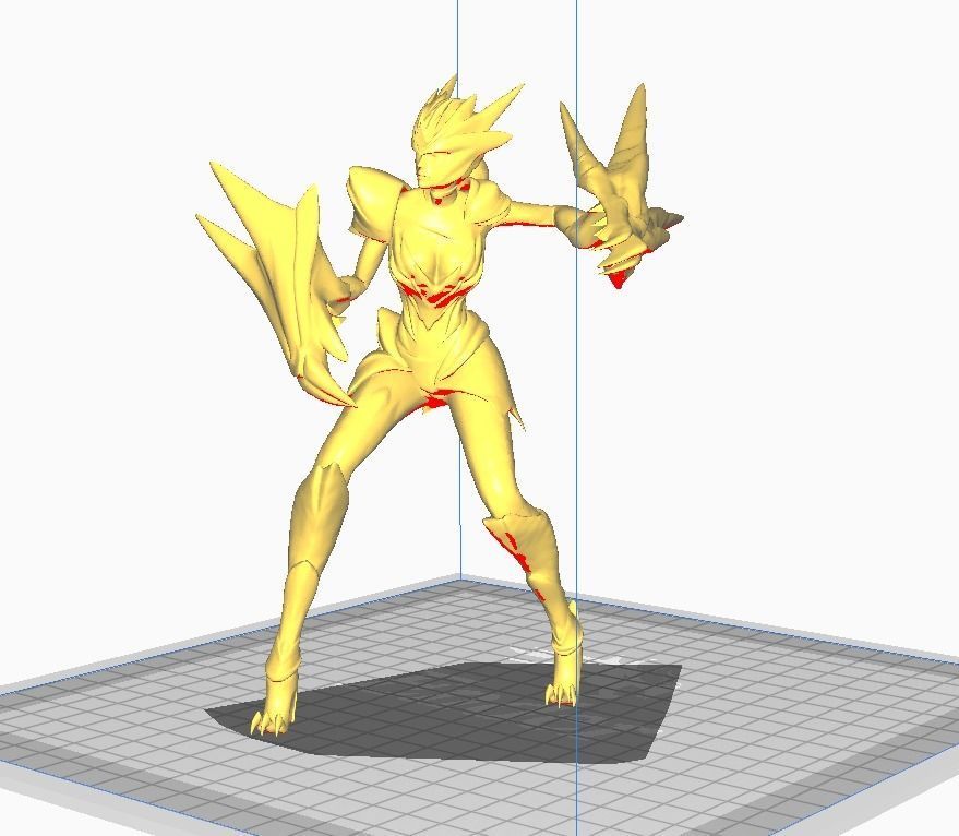 Ice drake Shyvana 3D Model 3D print model_1