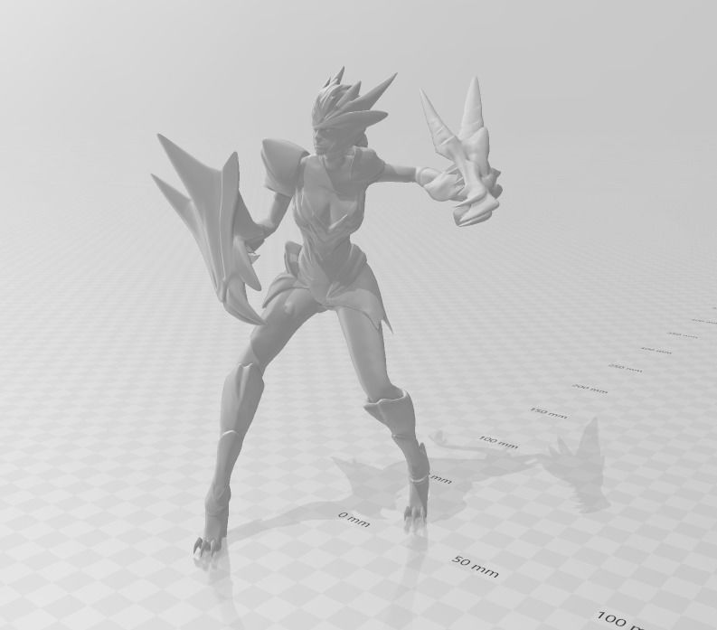 Ice drake Shyvana 3D Model 3D print model_2