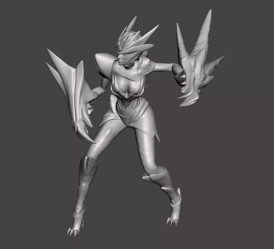Ice drake Shyvana 3D Model 3D print model_0