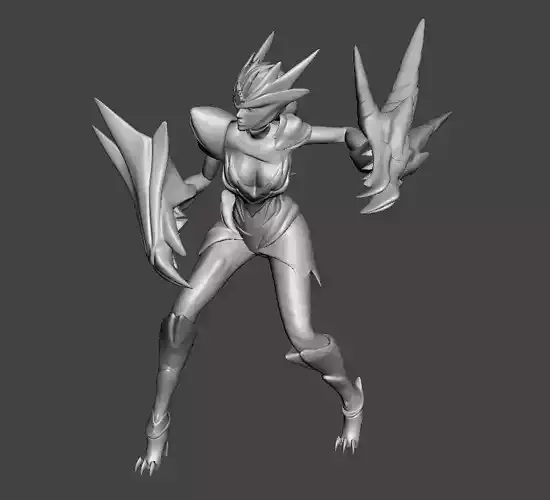 Ice drake Shyvana 3D Model 3D print model