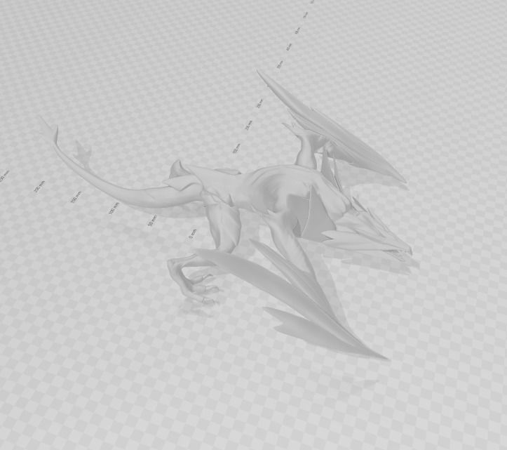 Ice drake Shyvana 3D Model 3D print model_5