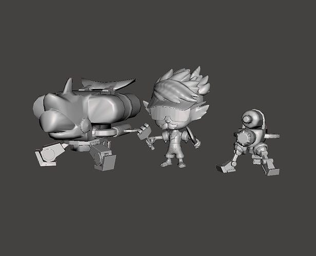 Pool Party Heimerdinger 3D Model 3D print model