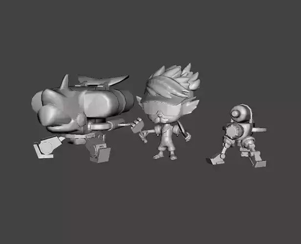 Pool Party Heimerdinger 3D Model