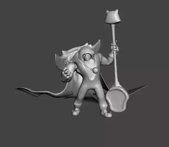 Meowrick Yorick 3D Model