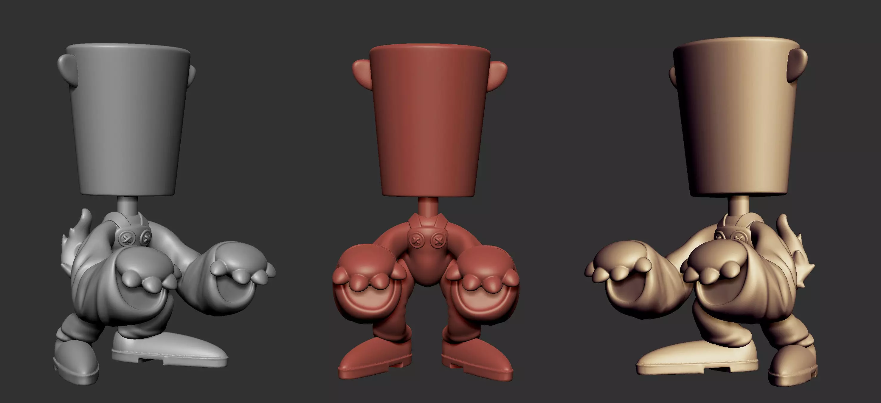 Pencil holder Vase holder objects holder Free 3D print model
