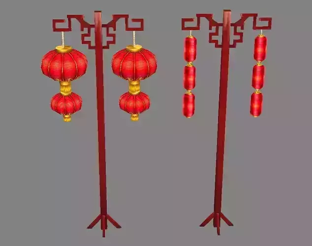 Ancient Chinese Street Lamps-Festival Lantern