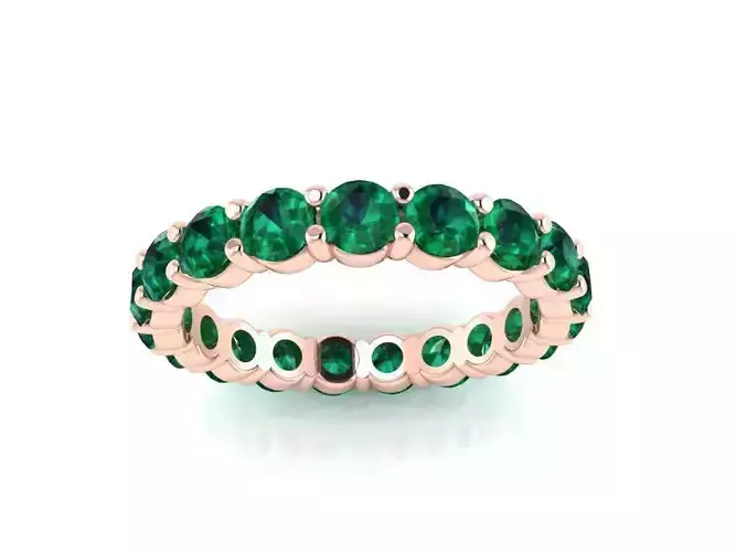 DAINTY INFINITY DIAMOND BAND RING 3mm