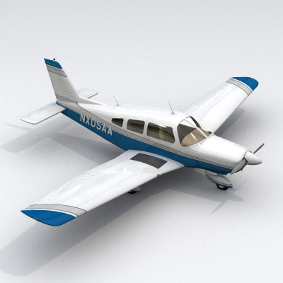 Piper PA-28 3D model_2