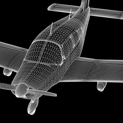 Piper PA-28 3D model_10