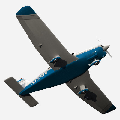 Piper PA-28 3D model_6