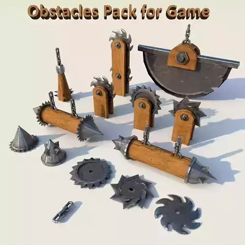 Modular Obstacles Pack for Game