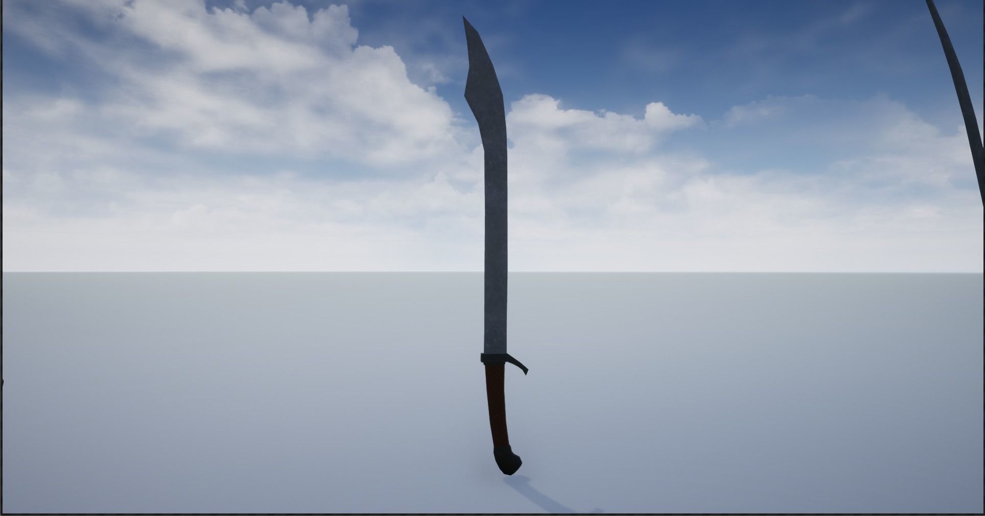 Lowpoly Swords Collection two in snow Low-poly 3D model_20