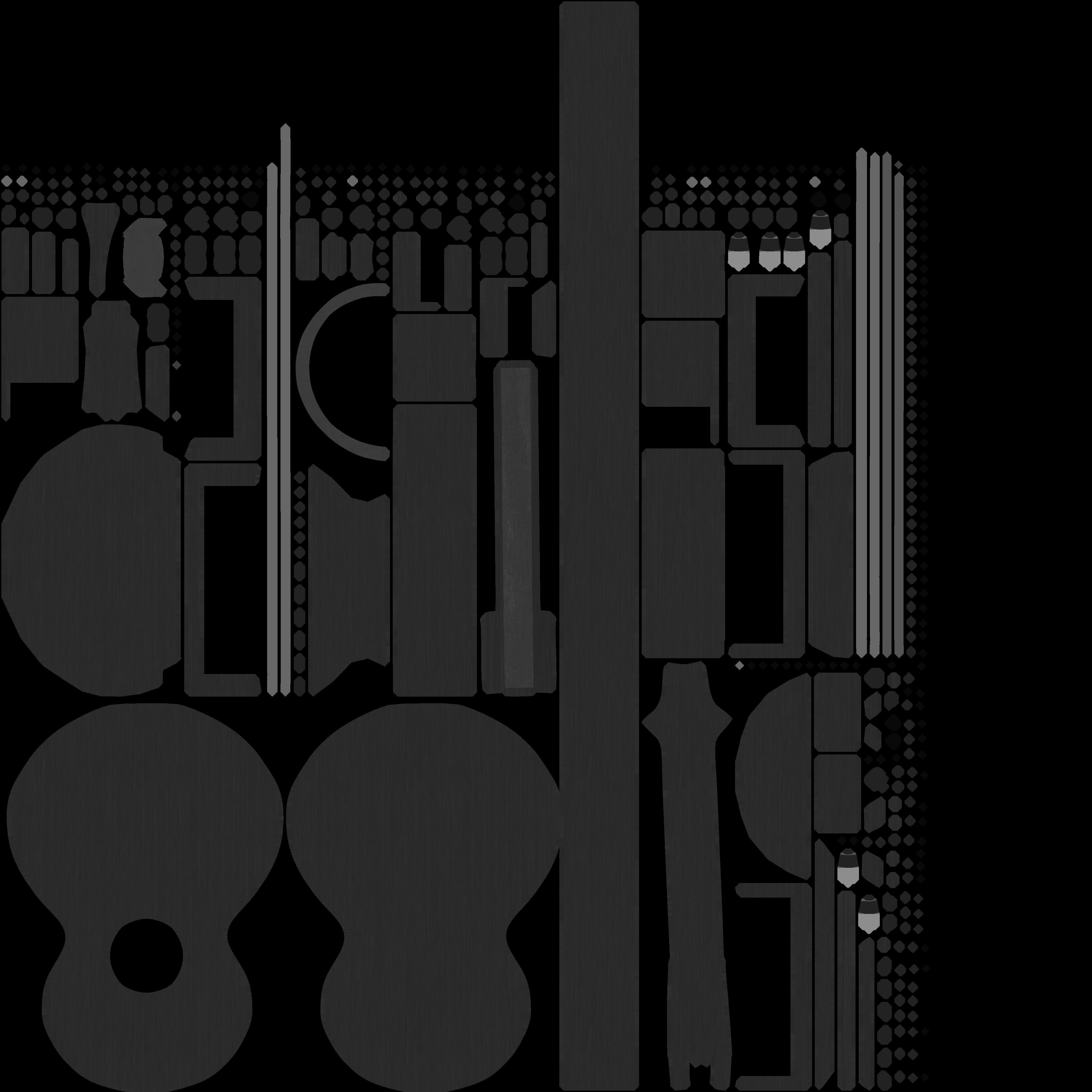 Acoustic Guitar 3D model_14