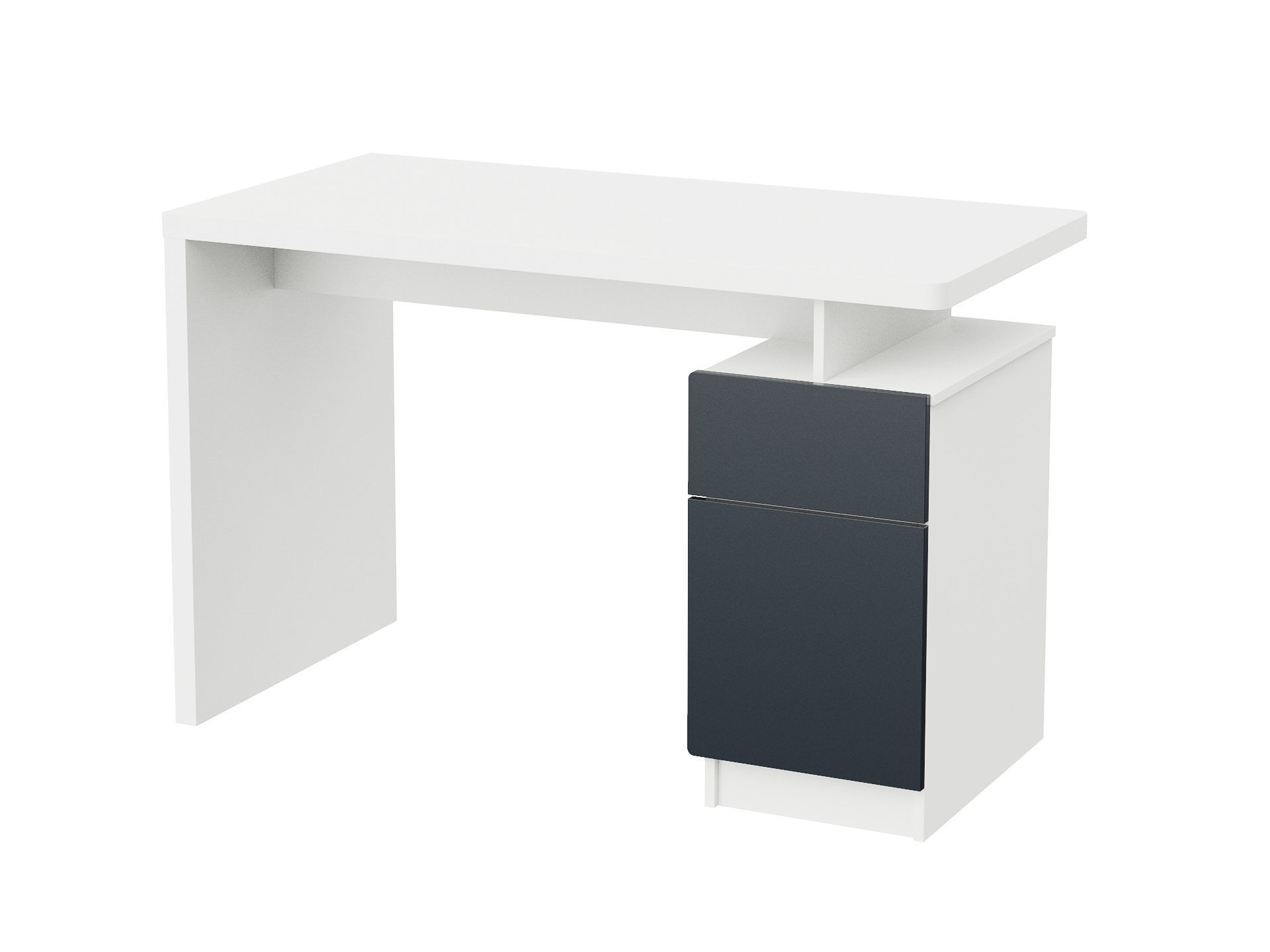 Modern Office Desk  3D model_5