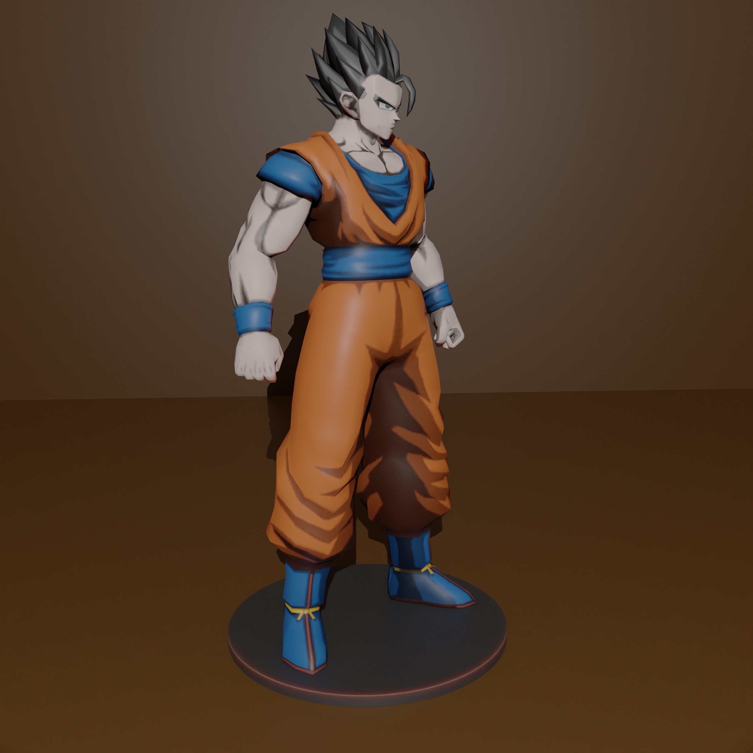 Son Gohan 3D print model_10