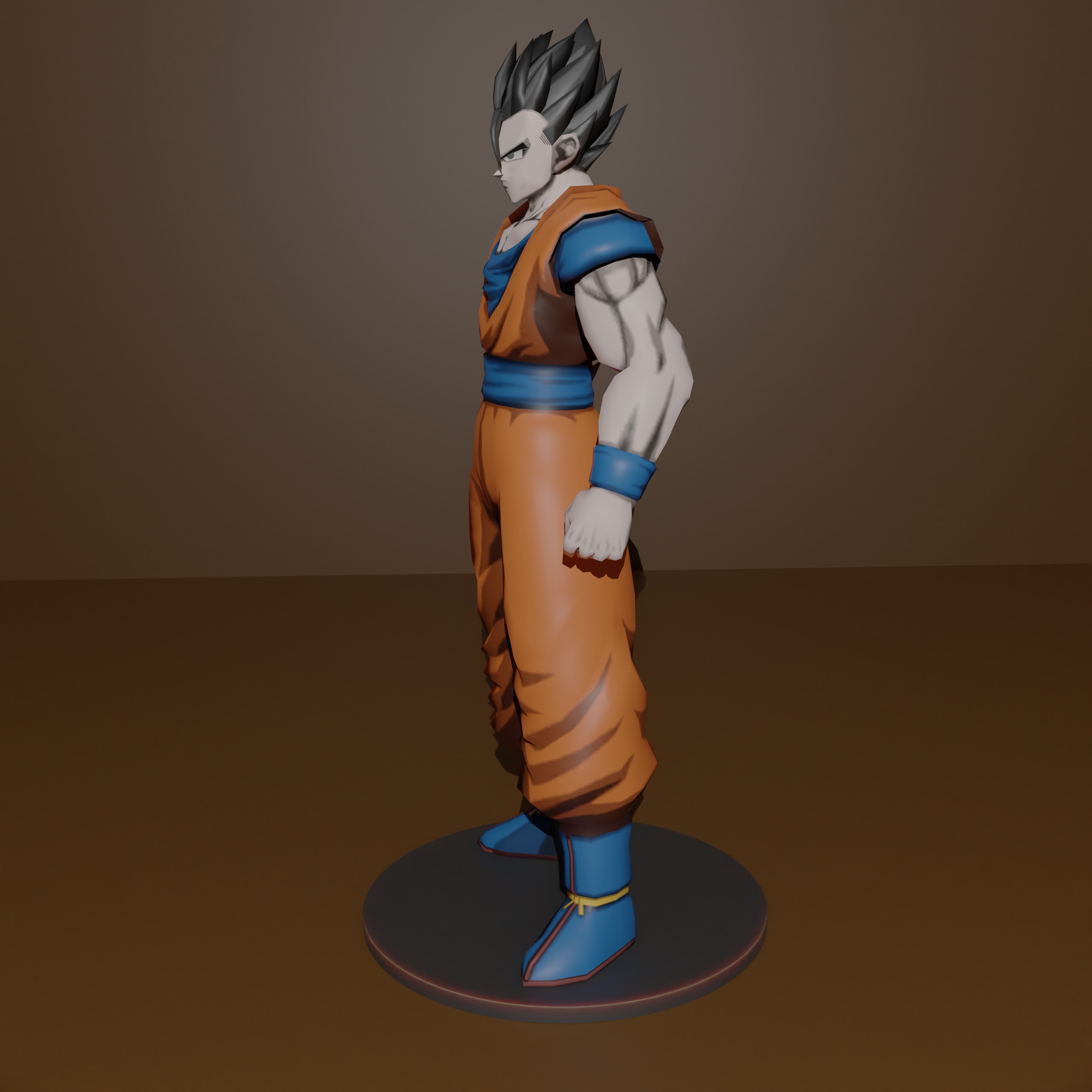Son Gohan 3D print model_2