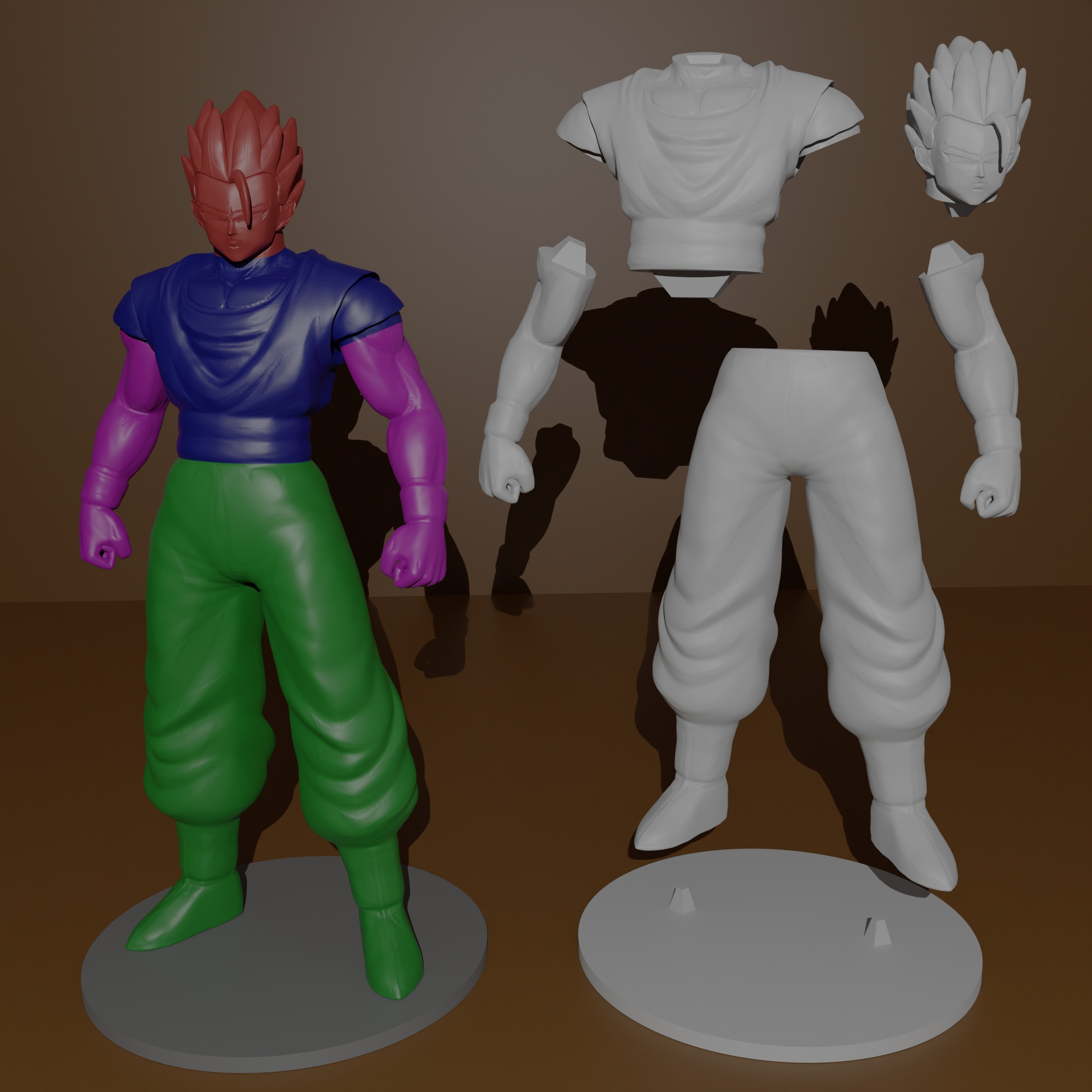 Son Gohan 3D print model_12