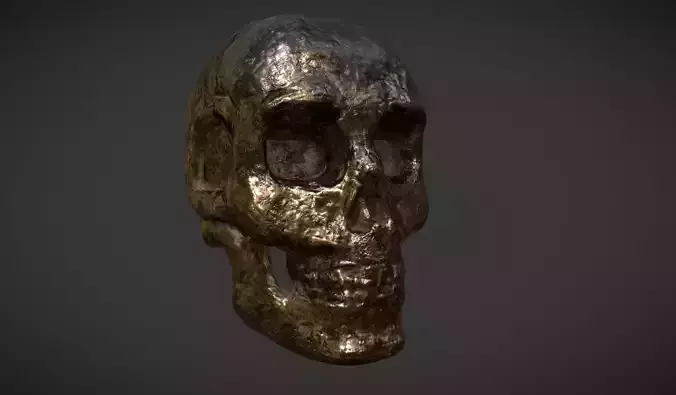 Skull 2 Golded