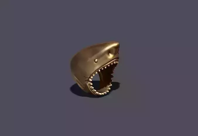 Shark head ring