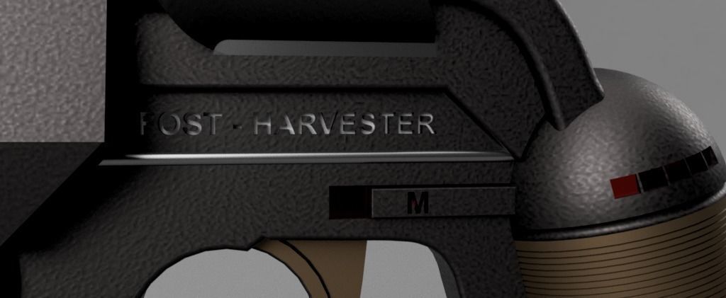 The 6th Day Foosh Gun Prop pistol 3D print model_4