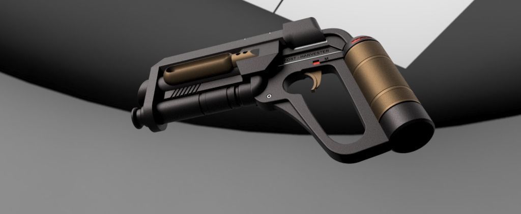 The 6th Day Foosh Gun Prop pistol 3D print model_5