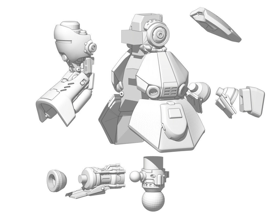 Gundam Physalis GP02 3D print model_6