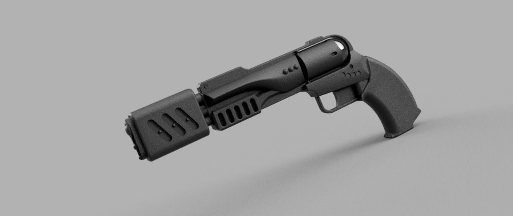 Ronon Dex Particle Magnum  3D print model_1