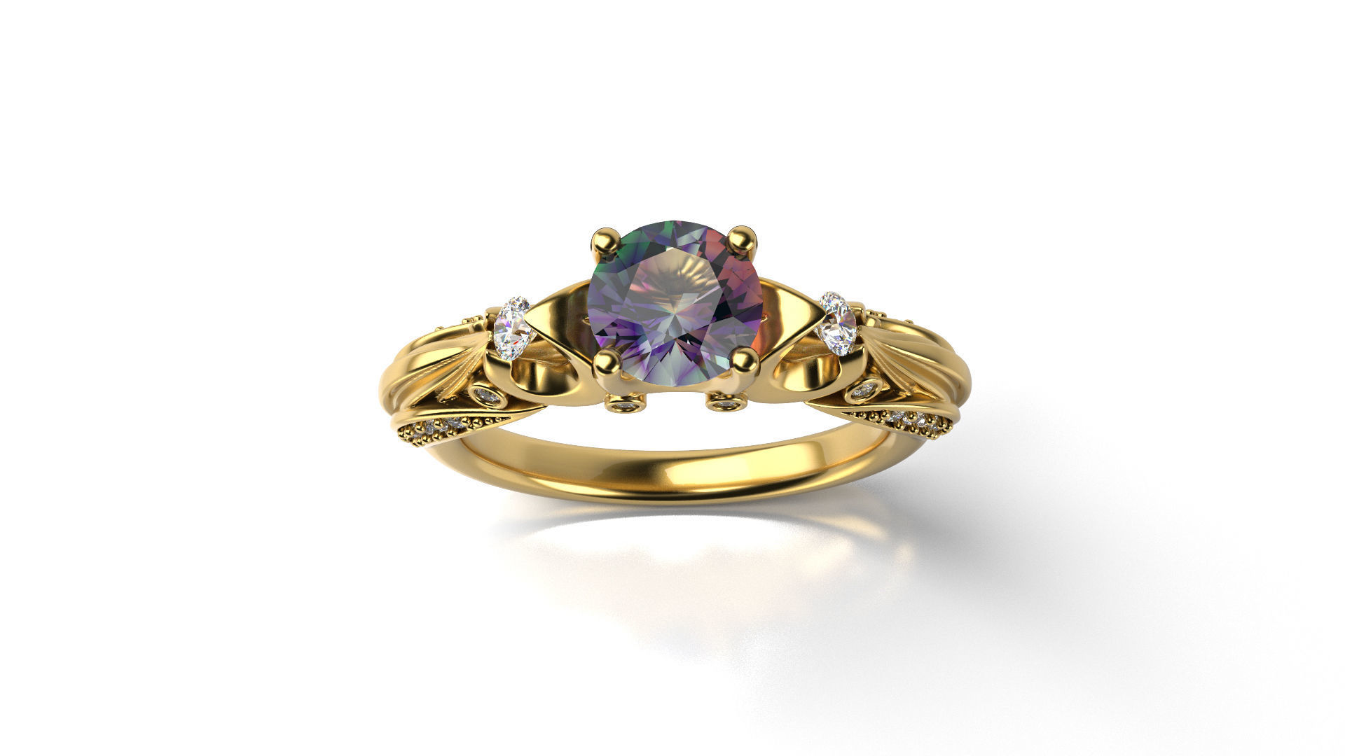 Inter Sc Engagement Ring 3 3D print model_1