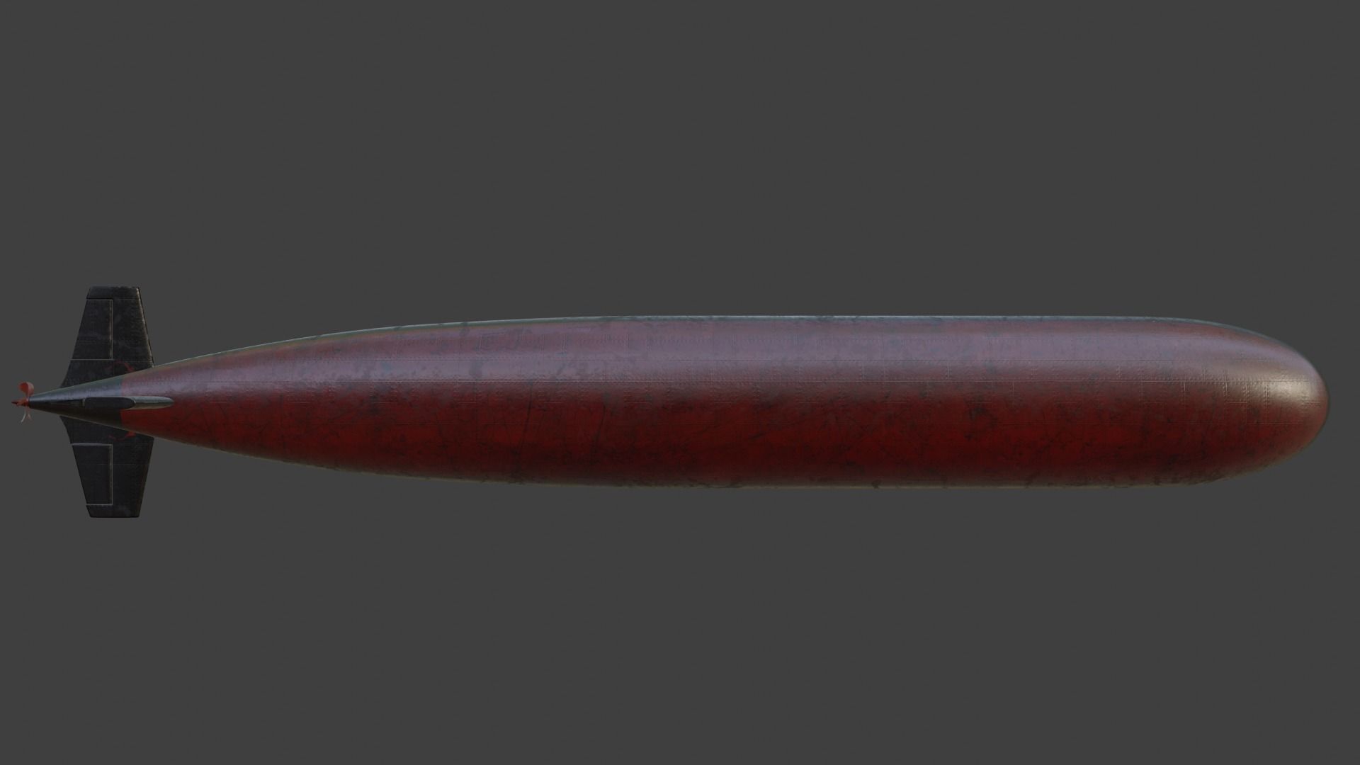 Kilo-636 Class Submarine Low-poly 3D model_6