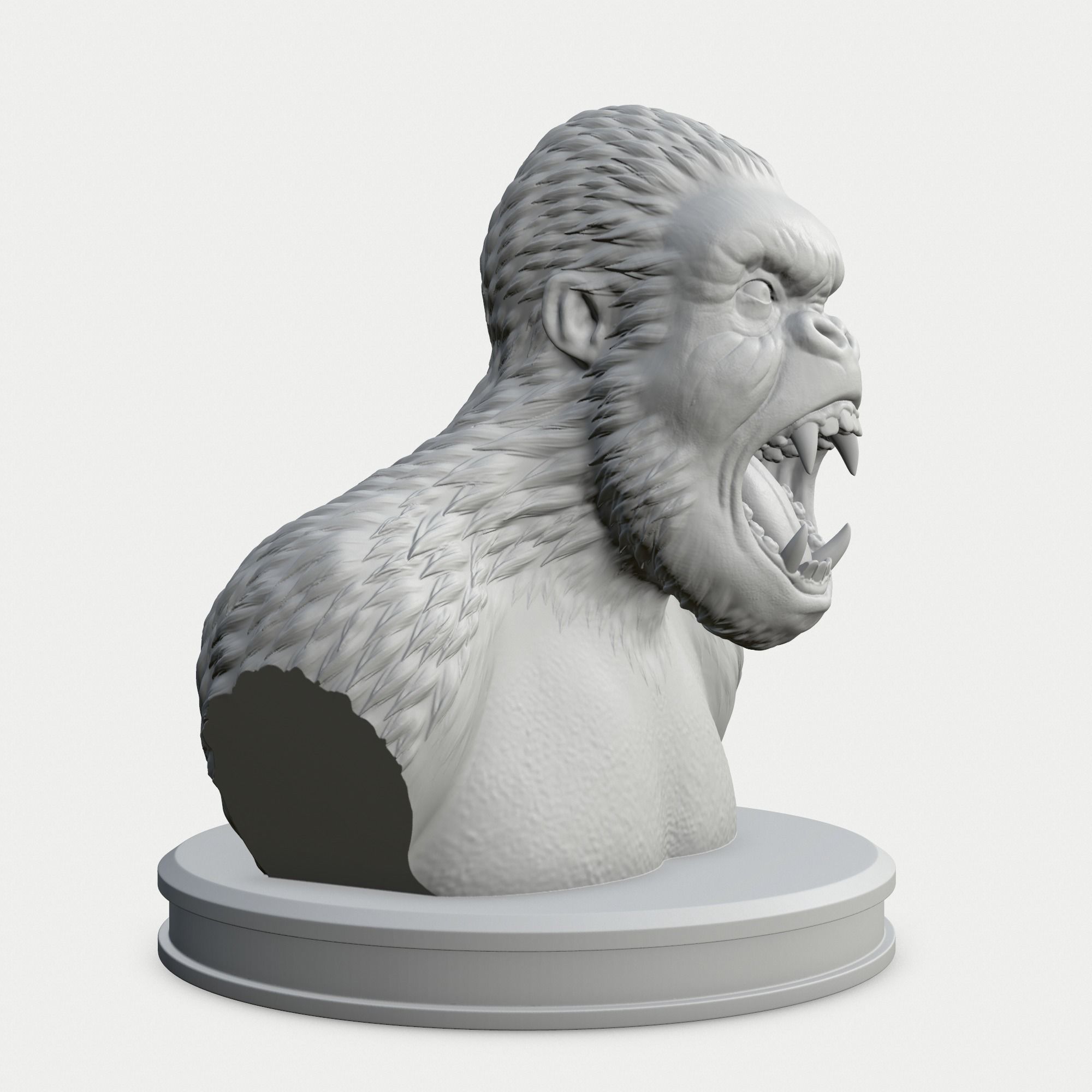 King Kong  3D print model_5