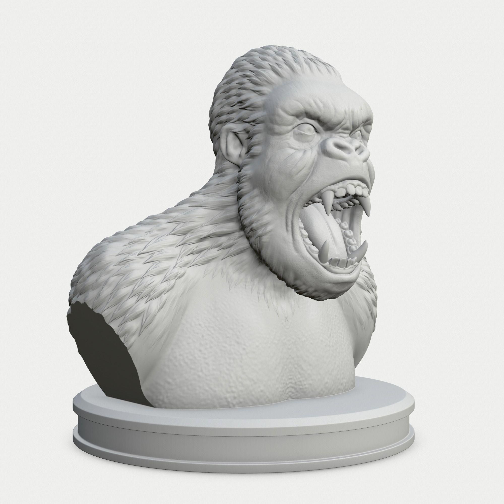 King Kong  3D print model_4
