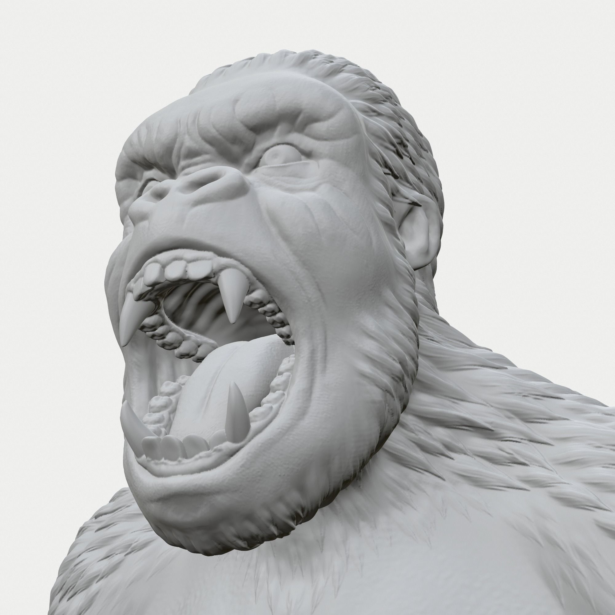 King Kong  3D print model_10