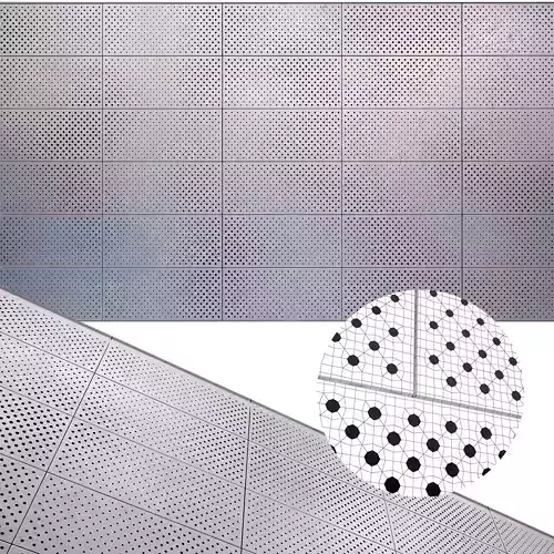 perforated metal panel 32