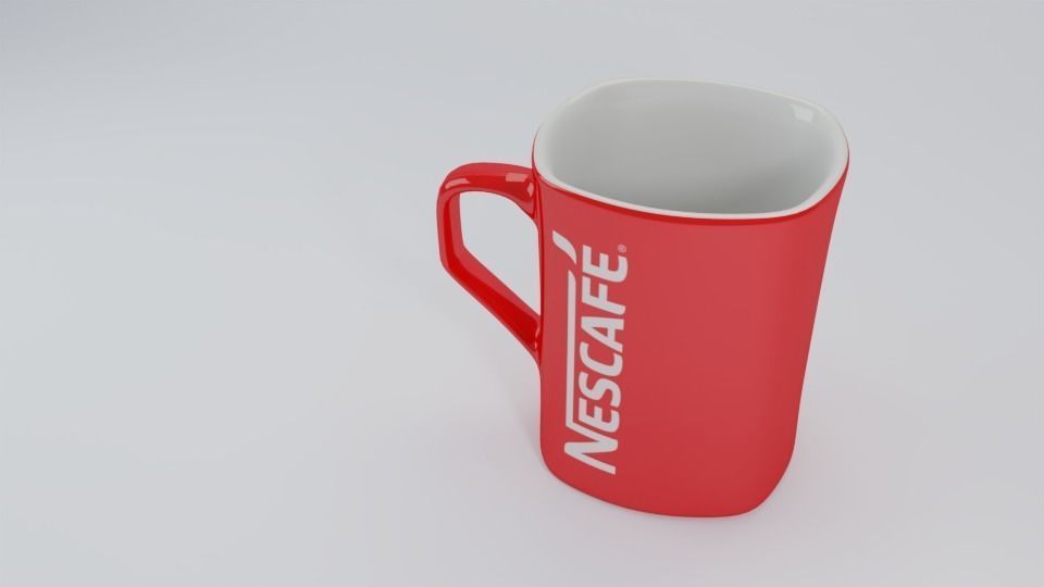 Nescafe Mug Free 3D model_1