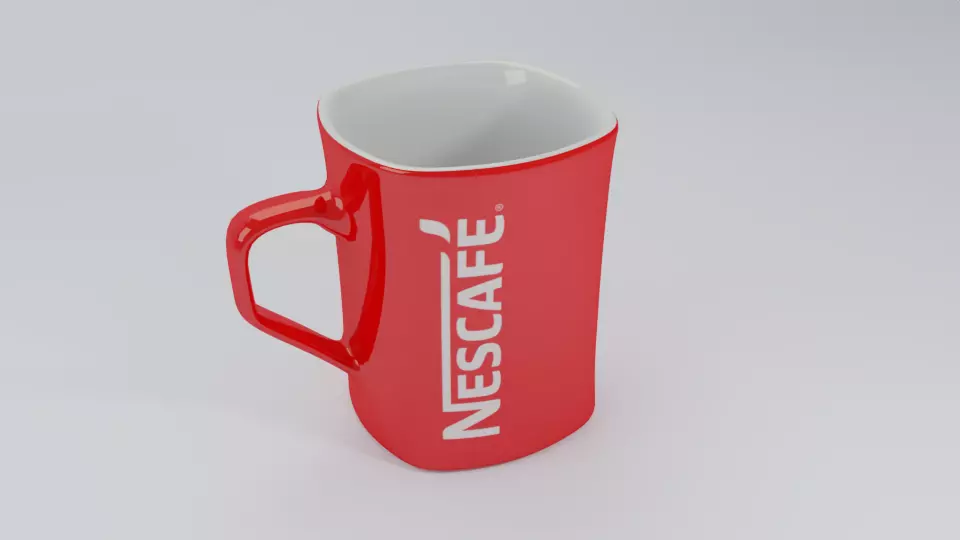Nescafe Mug Free 3D model_0