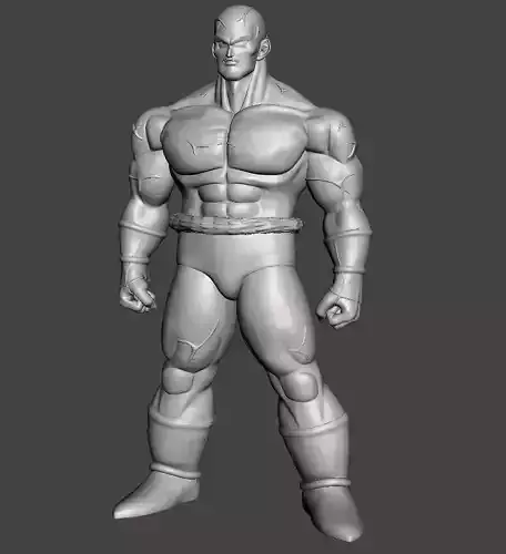Nappa 3D Model man with muscled body
