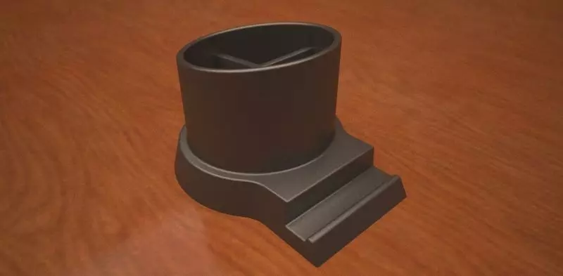 Cell phone stand with office box PRINTABLE Free 3D print model