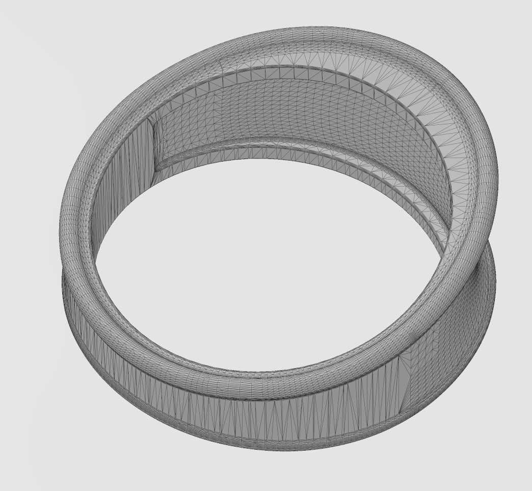 Large concave Statement ring with rope ornaments 3D print model_16