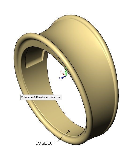 Large concave Statement ring with rope ornaments 3D print model_12