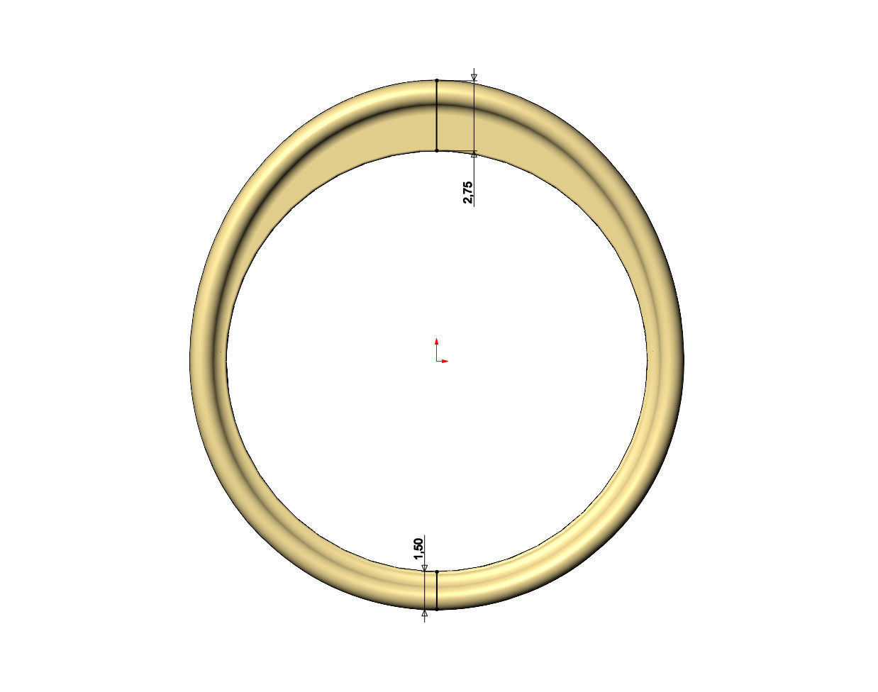 Large concave Statement ring with rope ornaments 3D print model_6