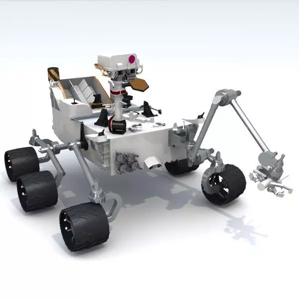 Curiosity Rover Mars Science Lab MSL 3D model_0