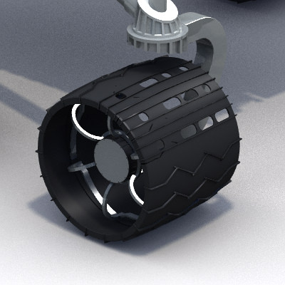 Curiosity Rover Mars Science Lab MSL 3D model_7