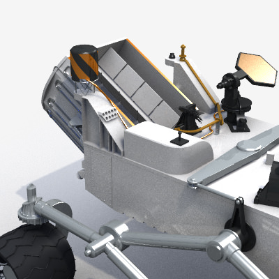 Curiosity Rover Mars Science Lab MSL 3D model_5