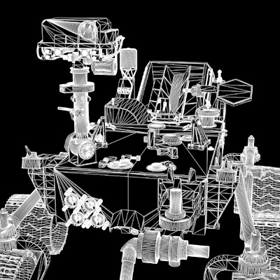 Curiosity Rover Mars Science Lab MSL 3D model_4