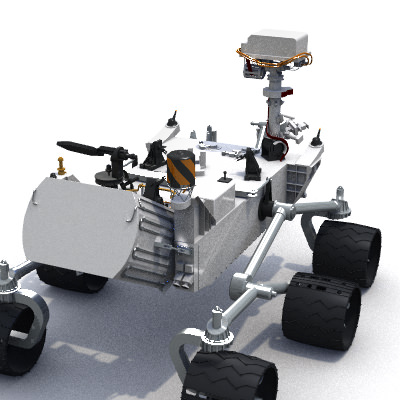 Curiosity Rover Mars Science Lab MSL 3D model_10