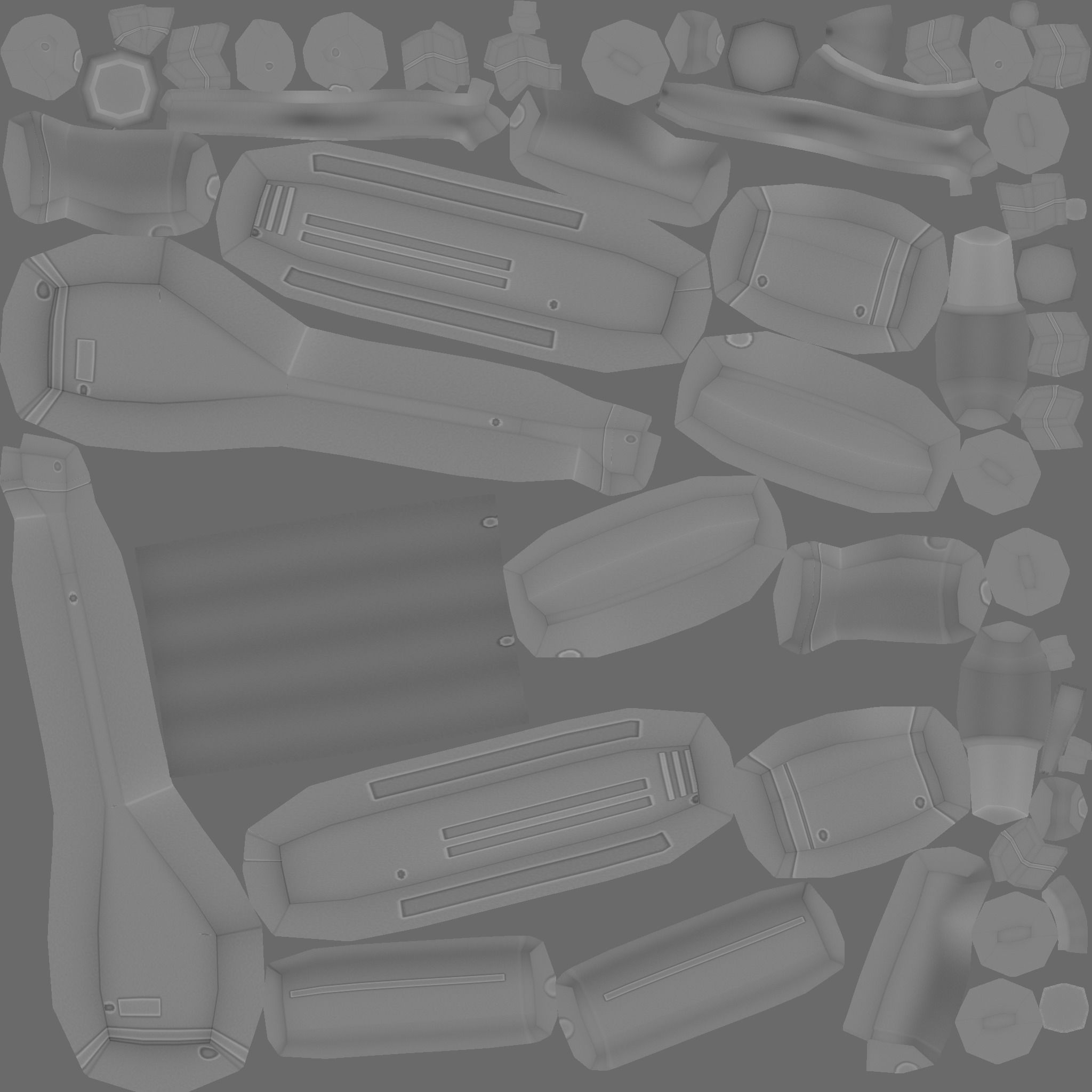 Sci-Fi MAC10 - Submachine Gun - Gun Weaponry Low-poly 3D model_17