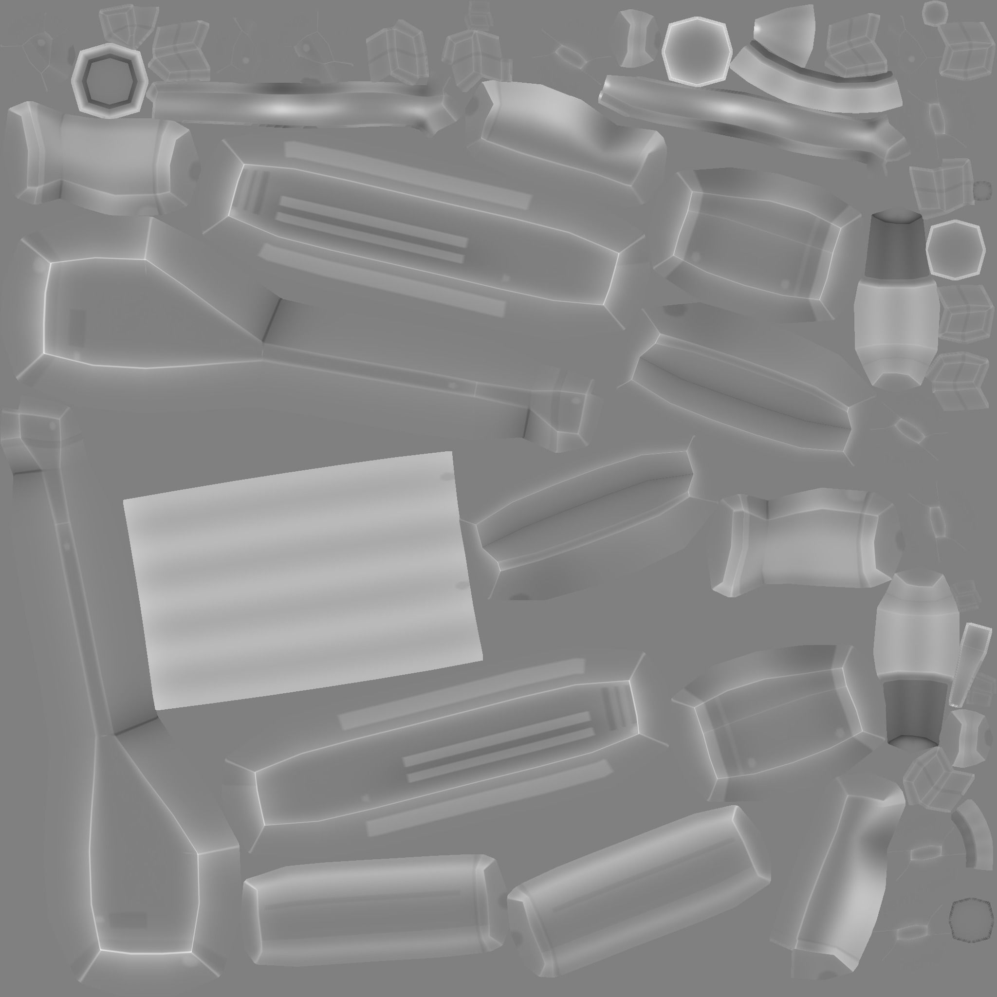 Sci-Fi MAC10 - Submachine Gun - Gun Weaponry Low-poly 3D model_19